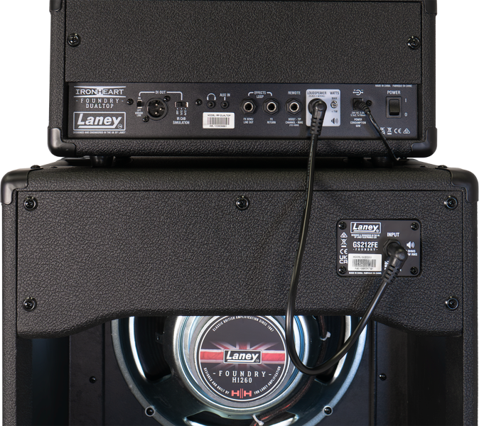 Photo of IRONHEART IRF-DUALRIG212 Limited edition 60-watt package.

IRF-DUALTOP + IRF-CAB212
Custom designed HH drivers
 - Panel